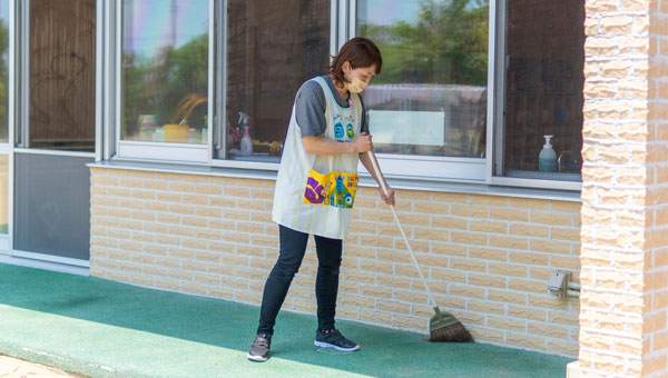 帰りの会・清掃